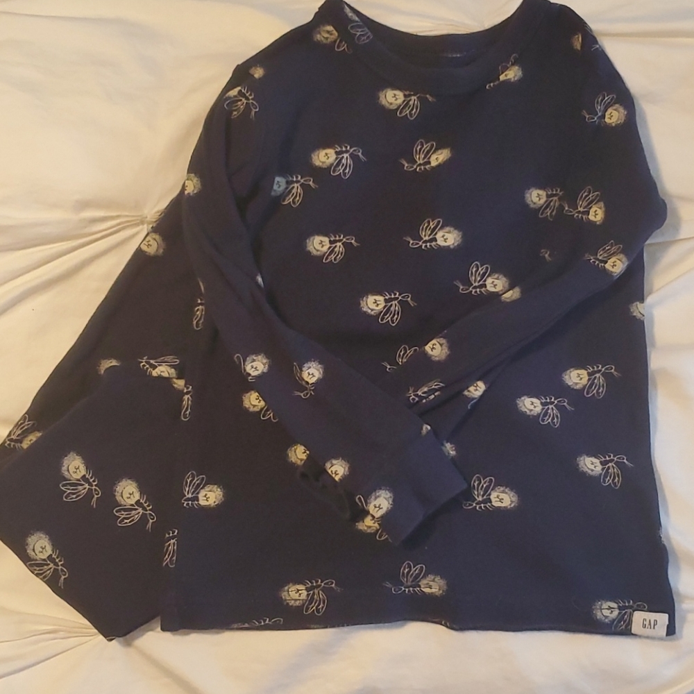 Navy Glow in the Dark Lightening Bug PJs